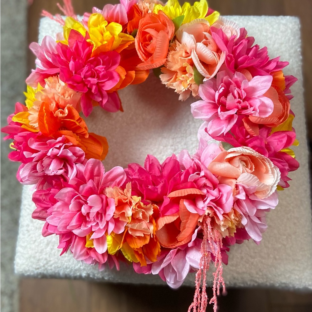 Vibrant Floral Wreath